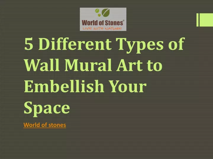 5 different types of wall mural art to embellish your space