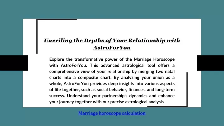 unveiling the depths of your relationship with