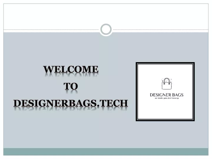 welcome to designerbags tech