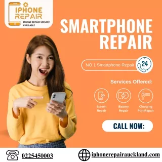 Blue And White Illustration Phone Repair Instagram Post