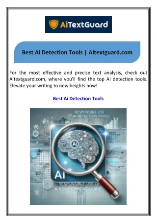 Best Ai Detection Tools Aitextguard.com