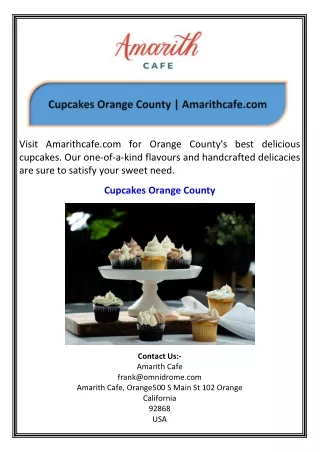 visit amarithcafe com for orange county s best