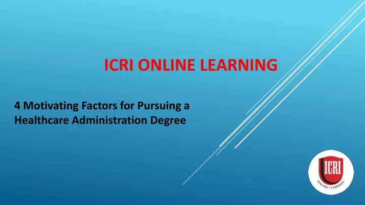 icri online learning