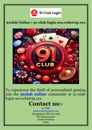 91club Online  91-club-login-seo.ccbetvip.xyz