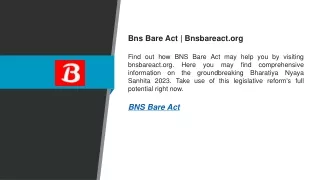 Bns Bare Act  Bnsbareact.org