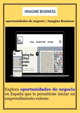 oportunidades de negocio  Imagine Business