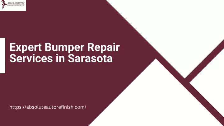 expert bumper repair services in sarasota