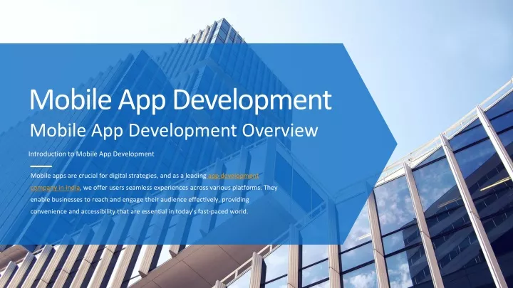 mobile app development