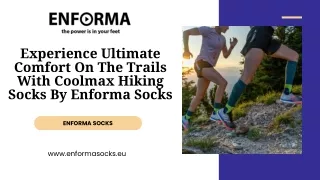 Experience Ultimate Comfort On The Trails With Coolmax Hiking Socks