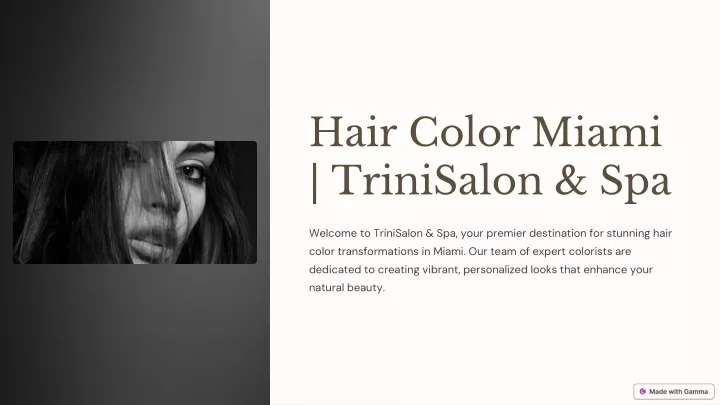 hair color miami trinisalon spa