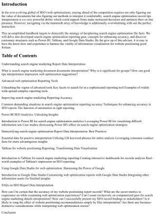 Demystifying website positioning Report Data Interpretation: A Comprehensive Gui