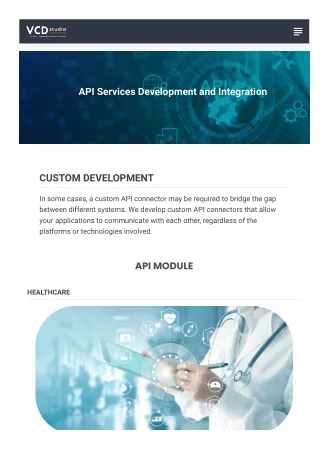 API Development and Integration