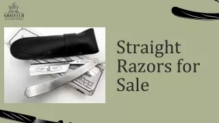 Straight Razors for Sale