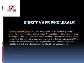 Direct Vape Wholesale