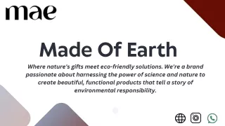 made of earth where nature s gifts meet