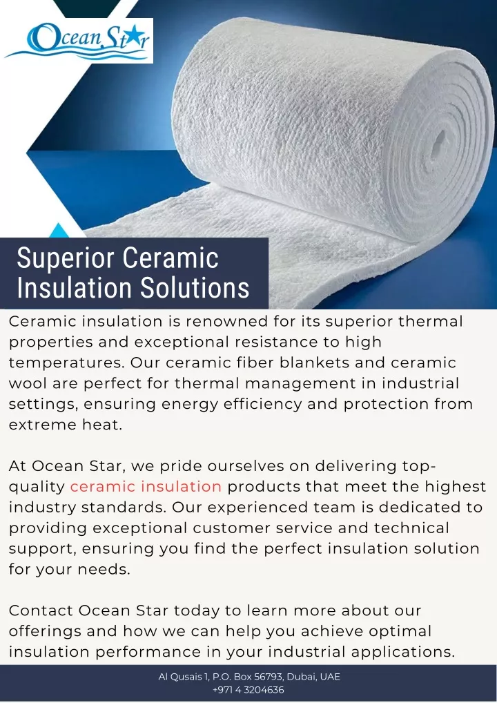 superior ceramic insulation solutions