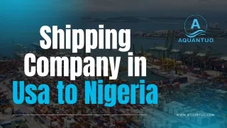 shipping cost from usa to nigeria