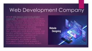 web development company