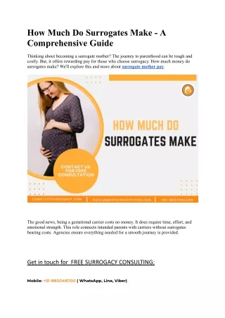 How much does a Surrogate Make | Georgia Surrogacy Agency