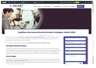 Top Features of Anonet: The Leading Internet Service Provider in Shadipur