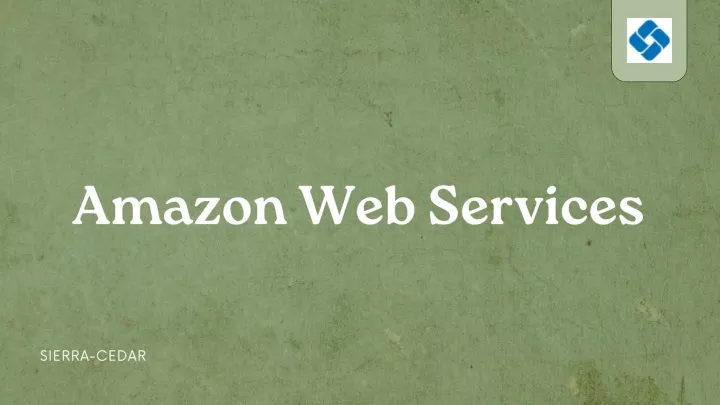 amazon web services