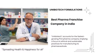 Best Pharma Franchise Pharma Company in India | Unibiotech Formulations