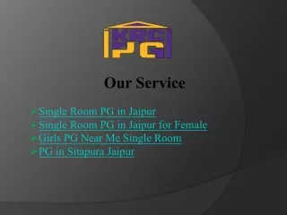 Single Room PGs in Jaipur Ideal for Students & Professionals