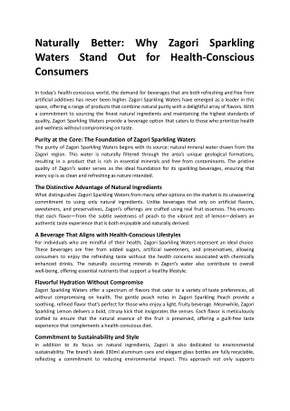 Naturally Better Why Zagori Sparkling Waters Stand Out for Health-Conscious Consumers.docx
