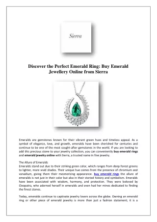 discover the perfect emerald ring buy emerald