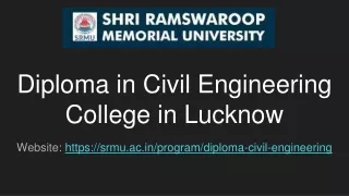 Diploma in Civil Engineering College in Lucknow