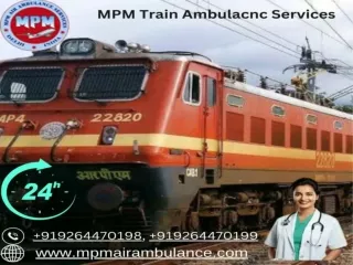 Get Train Ambulance Services in Jabalpur and Bhopal at low Cost