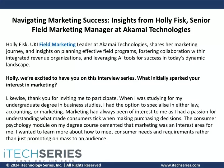 navigating marketing success insights from holly