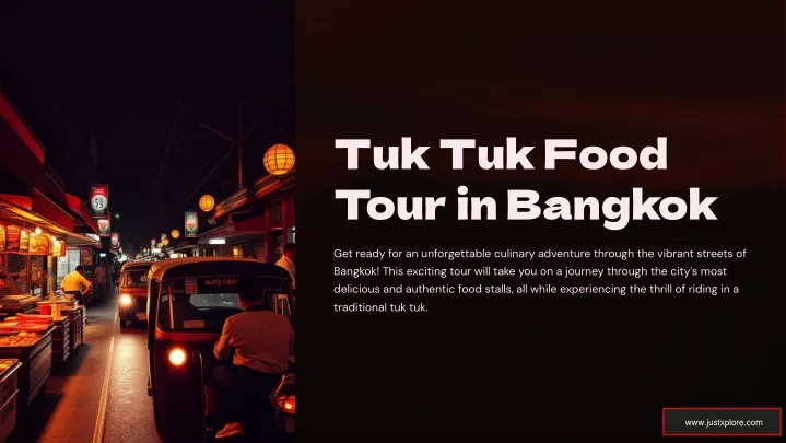 tuk tuk food tour in bangkok