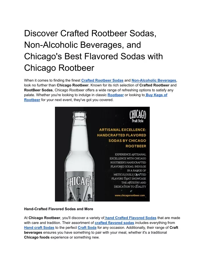 discover crafted rootbeer sodas non alcoholic