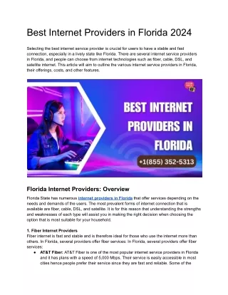 Best Internet Providers in Florida 2024