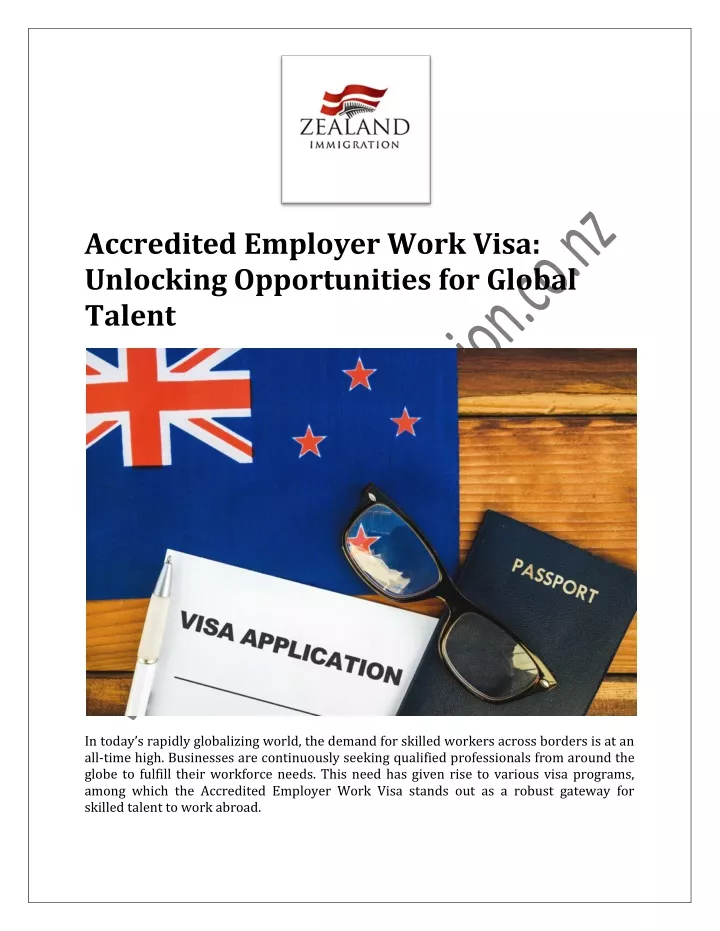 accredited employer work visa unlocking