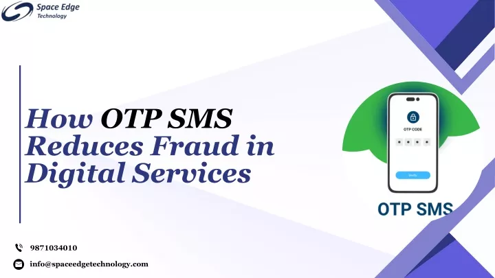 how otp sms reduces fraud in digital services