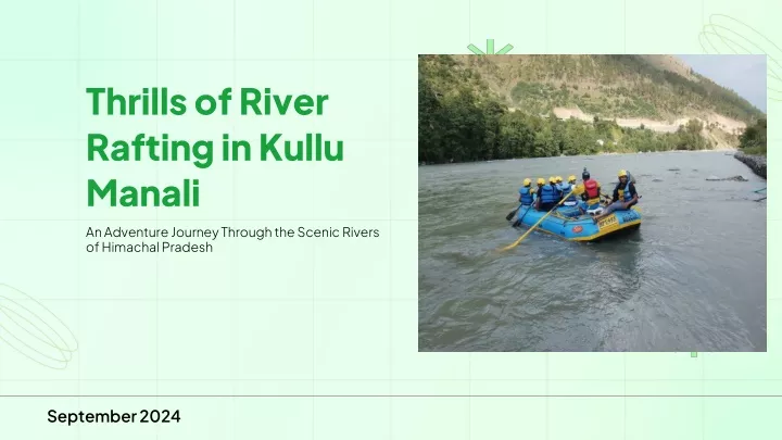 thrills of river rafting in kullu manali