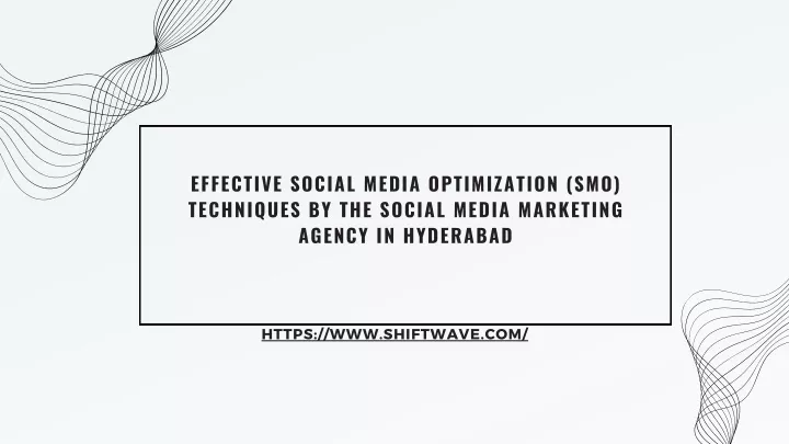 effective social media optimization