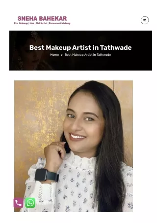 Best Makeup Artist in Tathwade - Sneha Bahekar Makeup Artist