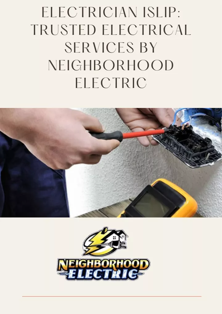 electrician islip trusted electrical services