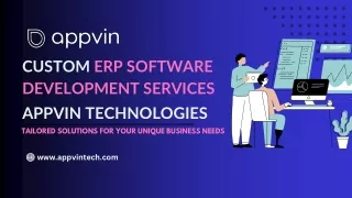 Custom ERP Software Development Services