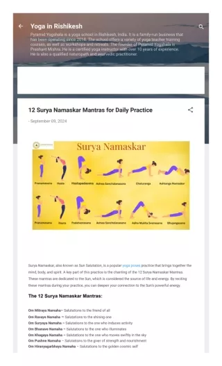 "12 Surya Namaskar Mantras: Chanting for a Balanced Practice"