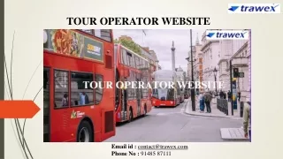 Tour Operator Website