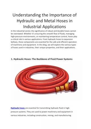 Understanding-the-Importance-of-Hydraulic-and-Metal-Hoses-in-Industrial-Applications