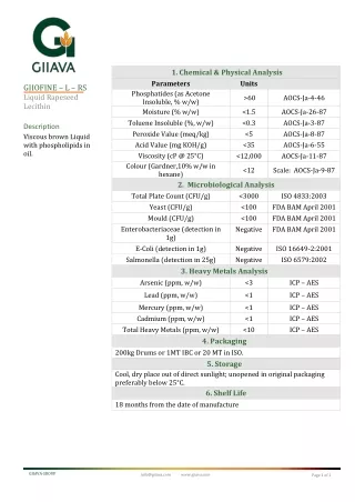 Sunflower Lecithin Powder - Giiava.com