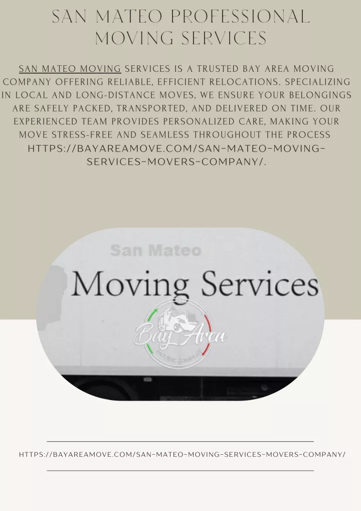 san mateo professional moving services