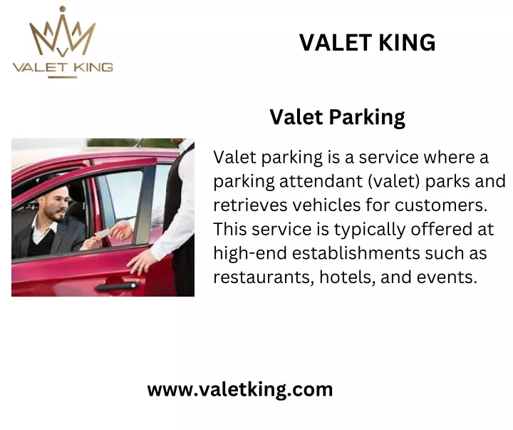 valet king