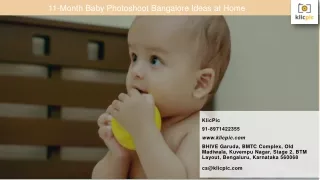 11-Month Baby Photoshoot Bangalore Ideas at Home