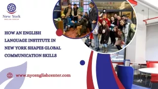 Enhance Your English Skills at the best English Language Institute in New York